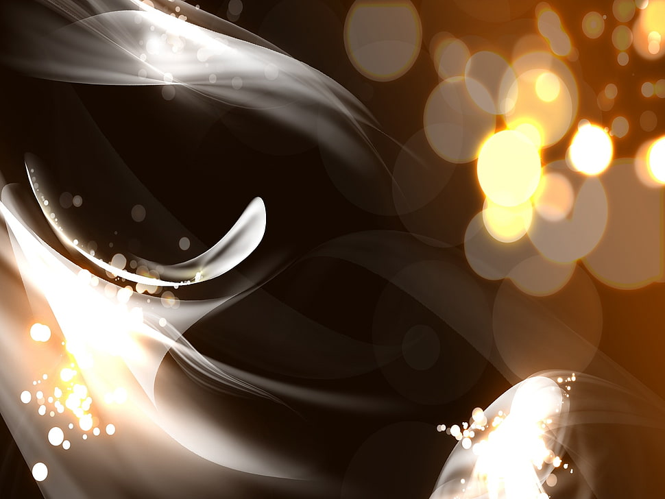 Highlights,  Circles,  Spots,   light HD wallpaper